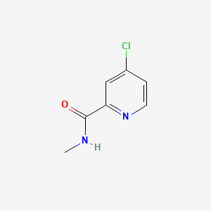 Chemical structure of 4-Chloro-N-methylpicolinamide