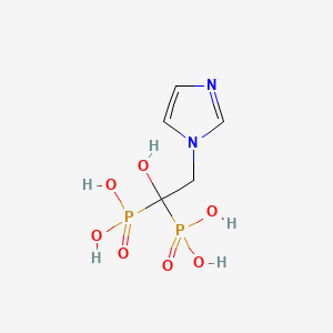 Chemical structure of Zoledronic Acid