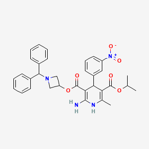 Chemical structure of Azelnidipine