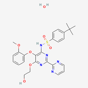 Chemical structure of Bosentan Monohydrate