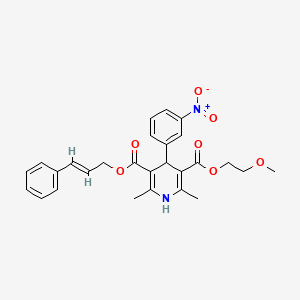 Chemical structure of Cilnidipine