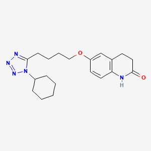 Chemical structure of Cilostazol