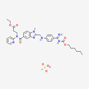 Chemical structure of Dabigatran Etexilate Mesylate