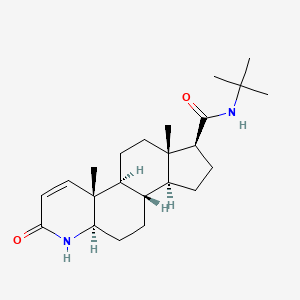 Chemical structure of Finasteride