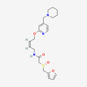 Chemical structure of Lafutidine