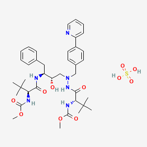 Chemical structure of Atazanavir Sulfate