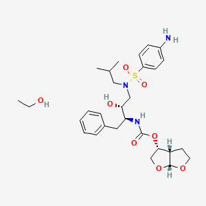 Chemical structure of Darunavir Ethanolate