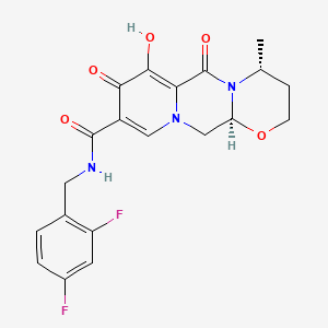 Chemical structure of Dolutegravir