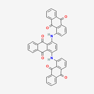 Chemical structure of 1,1',4',1''-Trianthrimide