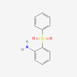 Chemical structure of Benzenamine, 2-(phenylsulfonyl)-