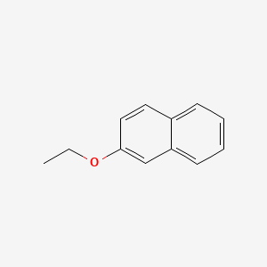 Chemical structure of 2-Ethoxynaphthalene