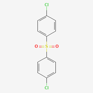 Chemical structure of 4,4'-Dichlorodiphenyl sulfone