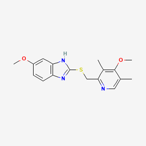 Chemical structure of Omeprazole sulfide
