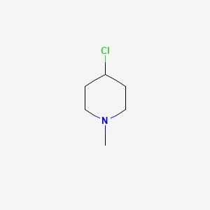 Chemical structure of 4-chloro-N-methylpiperidine