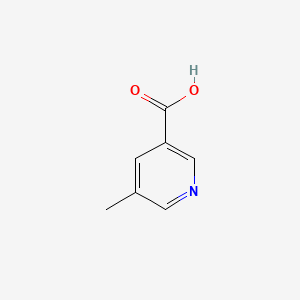 Chemical structure of 5-Methylnicotinic acid
