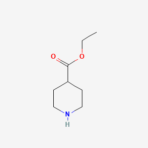 Chemical structure of Ethyl 4-piperidinecarboxylate