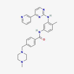 Chemical structure of Imatinib