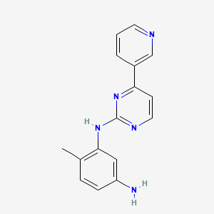Chemical structure of Imatinib amine