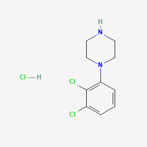 Chemical structure of 1-(2,3-Dichlorophenyl)piperazine hydrochloride