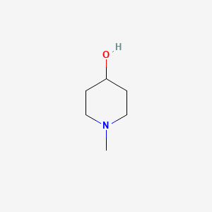 Chemical structure of 4-Piperidinol, 1-methyl-