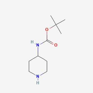 Chemical structure of 4-(N-Boc-amino)piperidine