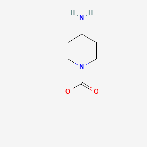 Chemical structure of 4-Amino-1-Boc-piperidine