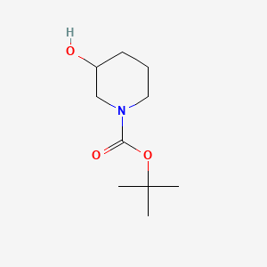 Chemical structure of 1-Boc-3-hydroxypiperidine