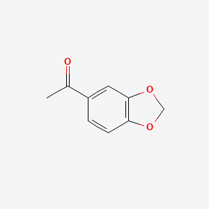 Chemical structure of Acetopiperone