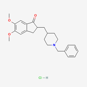 Chemical structure of Donepezil Hydrochloride