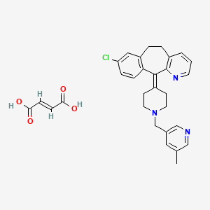 Chemical structure of Rupatadine Fumarate