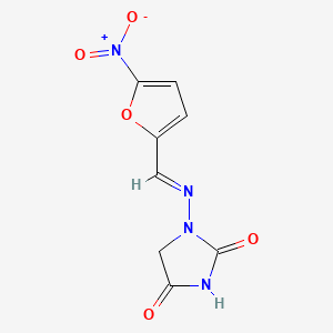 Chemical structure of Nitrofurantoin