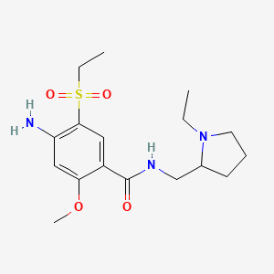 Chemical structure of Amisulpride