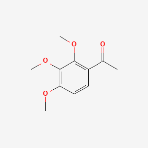 Chemical structure of 2',3',4'-Trimethoxyacetophenone