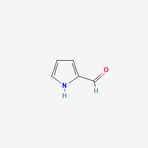 Chemical structure of Pyrrole-2-carboxaldehyde