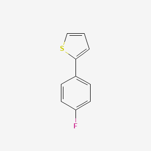 Chemical structure of 2-(4-Fluorophenyl)thiophene