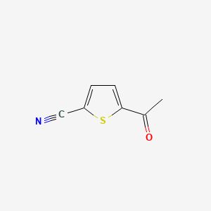Chemical structure of 5-Acetylthiophene-2-carbonitrile