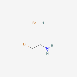 Chemical structure of 2-Bromoethylamine hydrobromide
