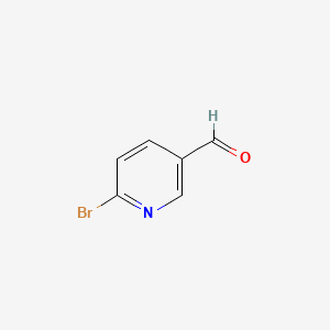 Chemical structure of 6-Bromo-3-pyridinecarboxaldehyde