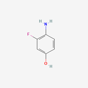 Chemical structure of 4-Amino-3-fluorophenol