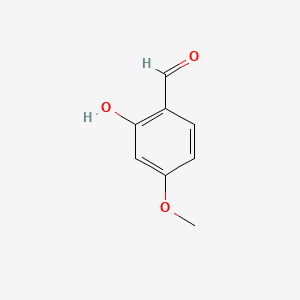 Chemical structure of 2-Hydroxy-4-Methoxybenzaldehyde