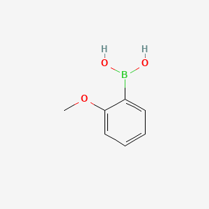 Chemical structure of 2-Methoxyphenylboronic acid