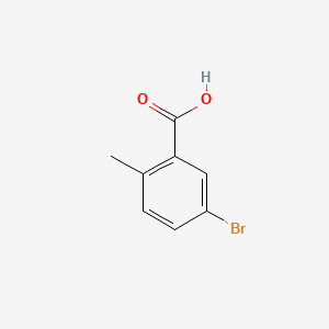 Chemical structure of 5-Bromo-2-methylbenzoic acid