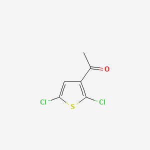 Chemical structure of 1-(2,5-Dichloro-3-thienyl)ethan-1-one