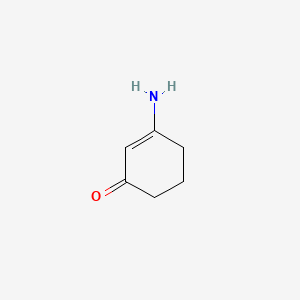 Chemical structure of 3-Aminocyclohex-2-en-1-one