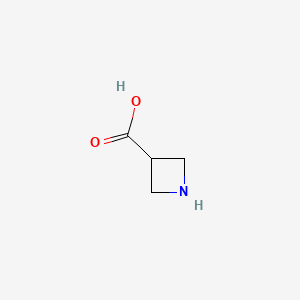 Chemical structure of 3-azetidinecarboxylic Acid