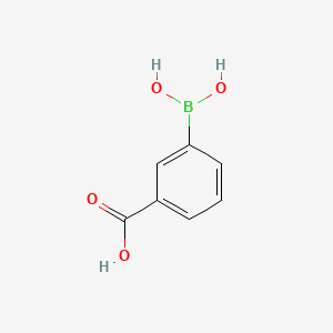Chemical structure of 3-Carboxyphenylboronic acid