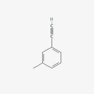 Chemical structure of 3-Methylphenylacetylene