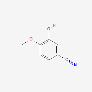 Chemical structure of 3-Hydroxy-4-methoxybenzonitrile