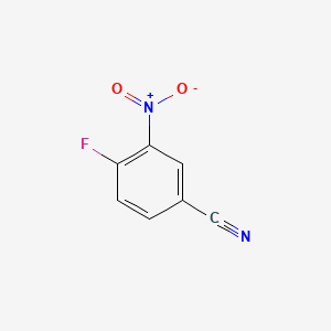 Chemical structure of 4-Fluoro-3-nitrobenzonitrile