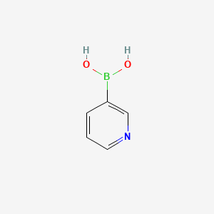 Chemical structure of 3-Pyridinylboronic acid